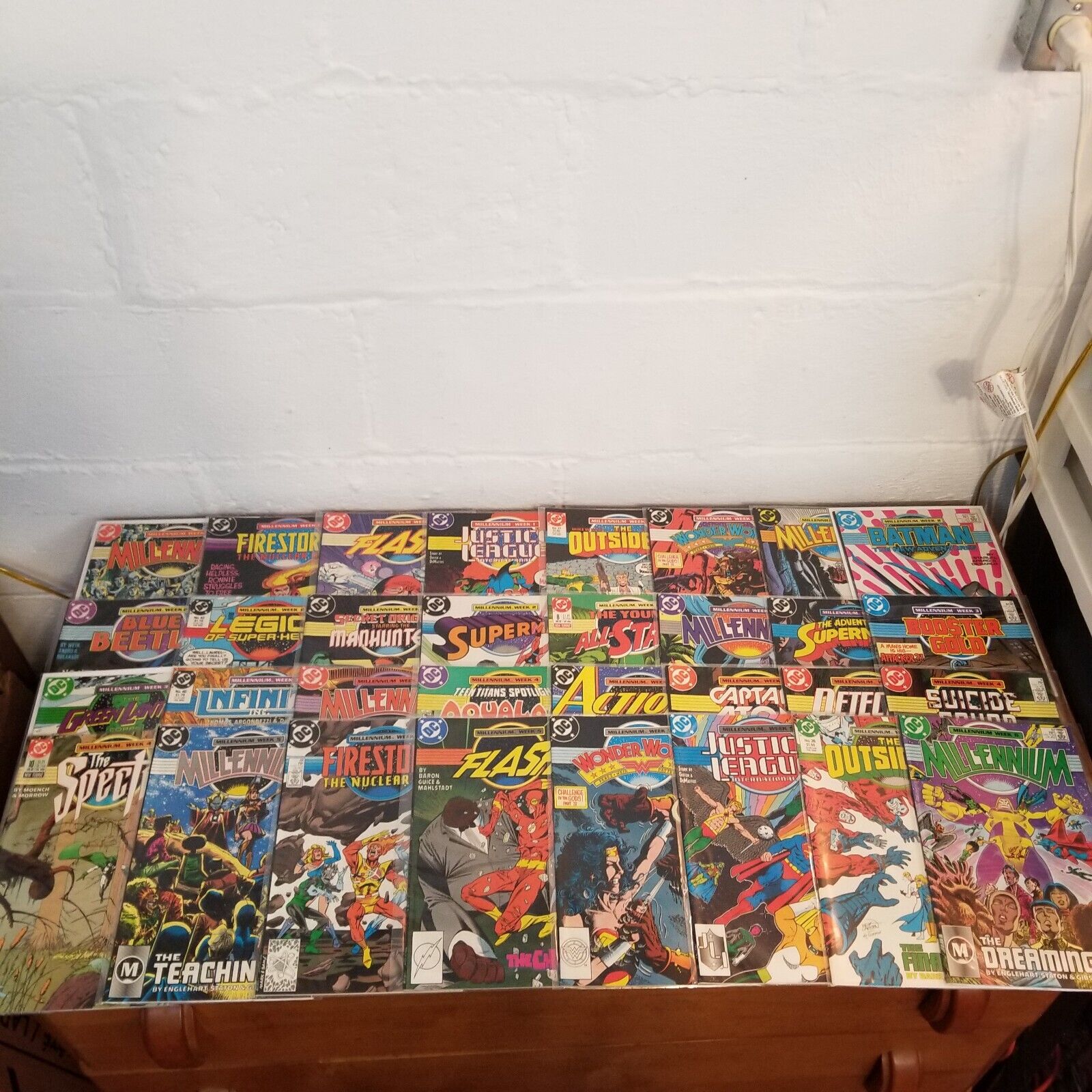 NM lot 45 comics  1987 1988 DC Comics complete Millenium Set Crossover