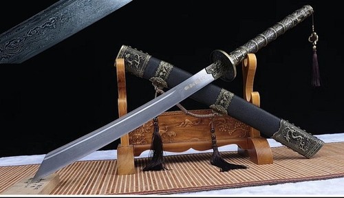 Ausgezeichnetes Kangxi Breitschwert Säbel gefaltet Stahl scharfes chinesisches Schwert Dao - optional - Bild 14 von 27