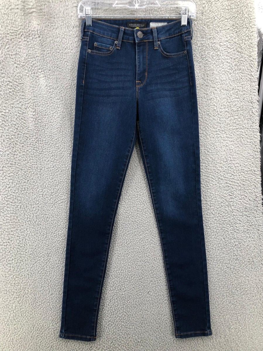 Aeropostale Skinny Jeans High-Rise Jegging Women's Size 2 Long