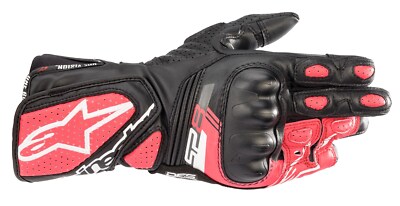 Alpinestars SP-8 V3 Stella Damen Motorrad Handschuhe  Gr. XL - Schwarz Weiß Diva