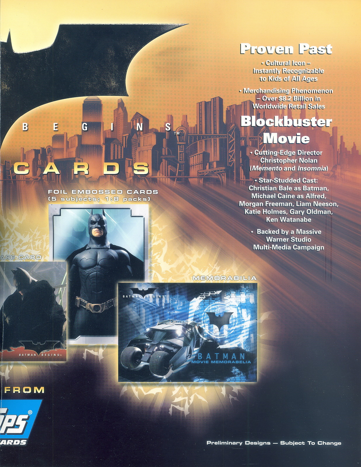 BATMAN BEGINS MOVIE 2005 TOPPS PROMOTIONAL PAMPHLET SELL SALE SHEET EBay batman-begins-movie-2005-topps-promotional-pamphlet-sell-sale-sheet-ebay