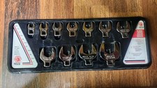 Matco 38 Drive Open End Crowfoot Wrench Set 10 Piece Sae 38-1 New Srcfs11t