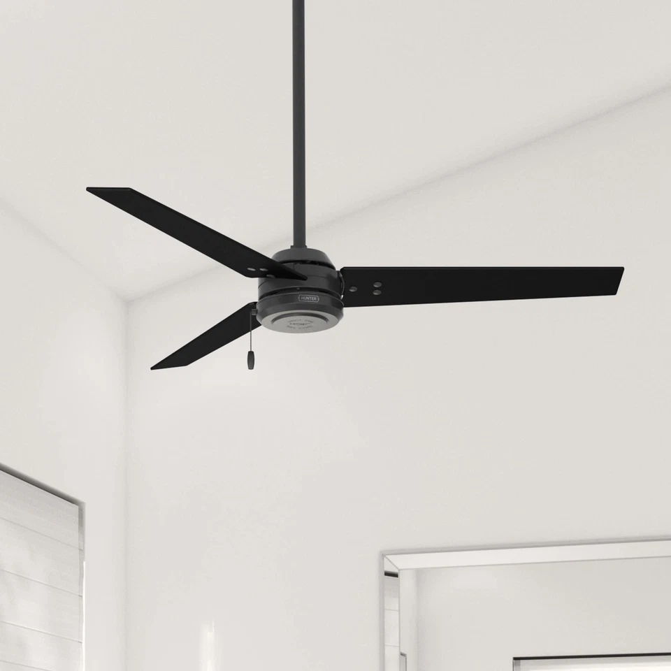 Hunter Cassius Indoor / Outdoor Ceiling Fan with Pull Chain Control, 52", Mat... - Image 2 of 4