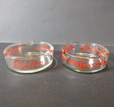 Lot of 2 - Jessie Beck's Riverside Hotel Casino Ashtrays (PRE-OWNED) Reno, Nv
