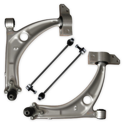 FOR VW TIGUAN 07> 2017 FRONT 2 PAIR LOWER WISHBONE ARMS BALL JOINTS & LINKS KIT