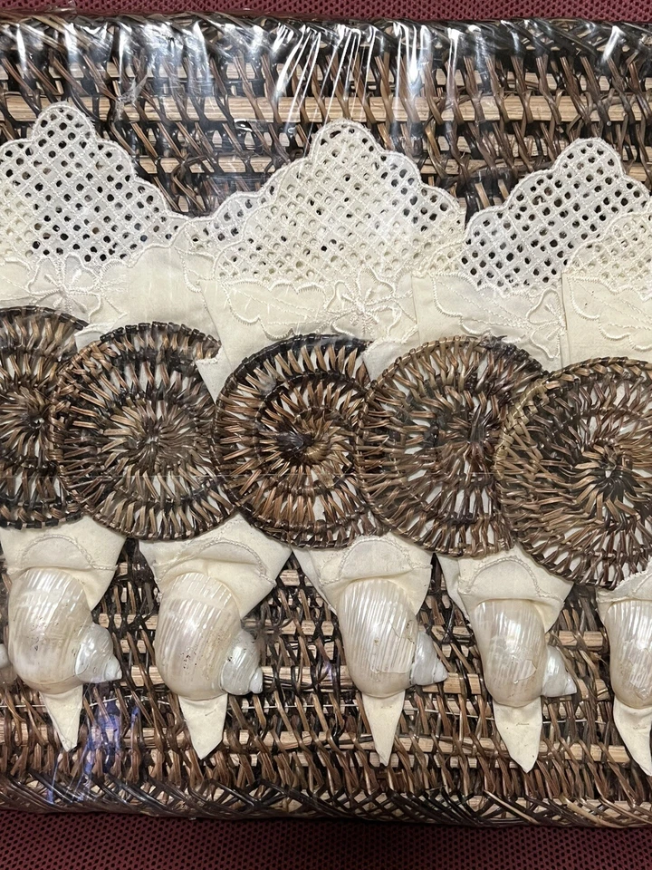 Tiki Coastal Place Settings 24 Pieces Placements Napkin Rings Vintage Sealed - Image 3 of 4