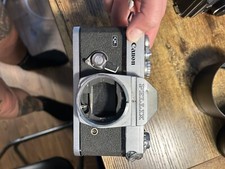 Canon TL Silver 35mm SLR Film Camera Body. Untested. Please Read.