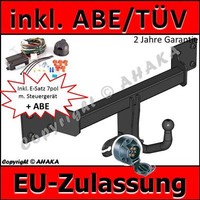 Ahk & Elektrosatz ES7 FüR Bmw X5 E70 07- AnhäNgerkupplung AnhäNgezugvorrichtung