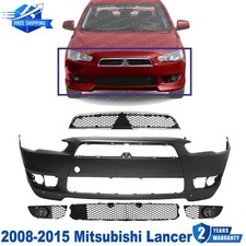 Front Bumper Cover Grille Assembly Kit For 2008-2015 Mitsubishi Lancer Front Bumper Cover Grille Assembly Kit For 2008-2015 Mitsubishi Lancer