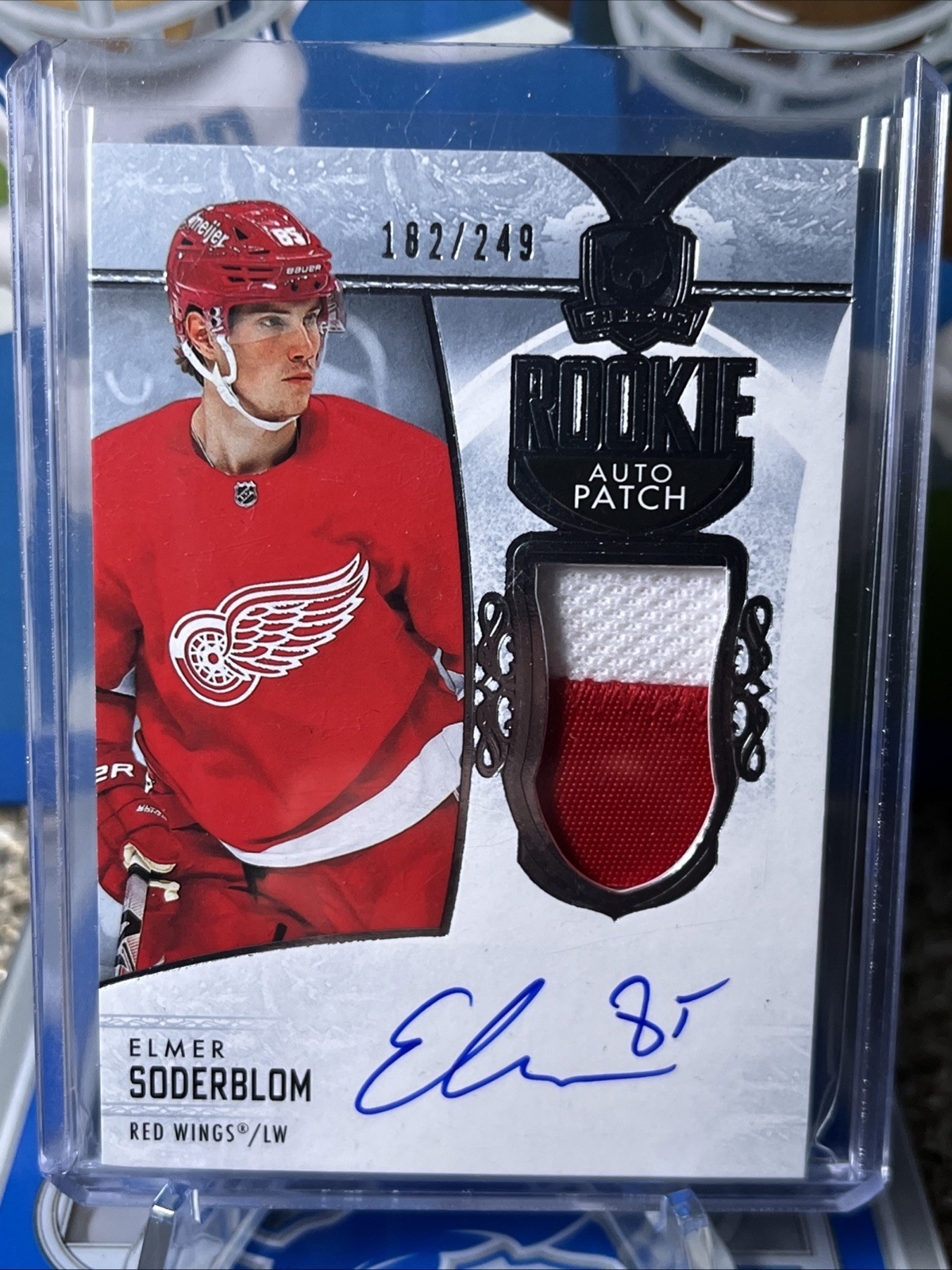 2022-23 Upper Deck The Cup Rookie Auto Patch RPA Elmer Soderblom RC Auto /249