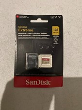 SanDisk 128GB Extreme microSDXC UHS-I Memory Card with Adapter