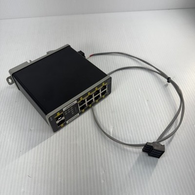 Cisco IE-1000-8P2S-LM V03 Industrial Ethernet Switch 8-Port w/ Cable