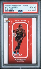 2025 PANINI INSTANT WNBA THE LOGO #17 ALIYAH BOSTON PSA 10