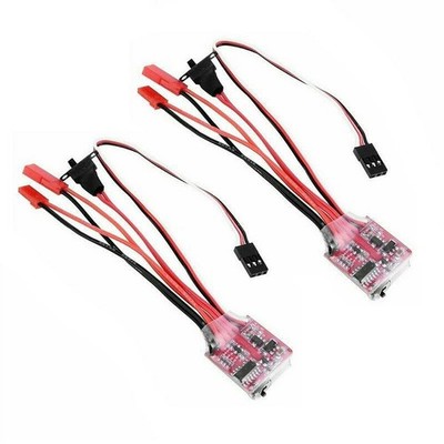 2PCS 30A ESC Brushed Brush Motor Speed Controller For RC Car Boat Model Reverse