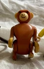 Vintage 1970s Fisher-Price Little People Monkey #991 – Circus Train Figure