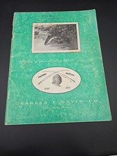 1958 Charles F. Orvis Co. catalog - very good - Bogdan reel, Hardy, Bamboo etc.