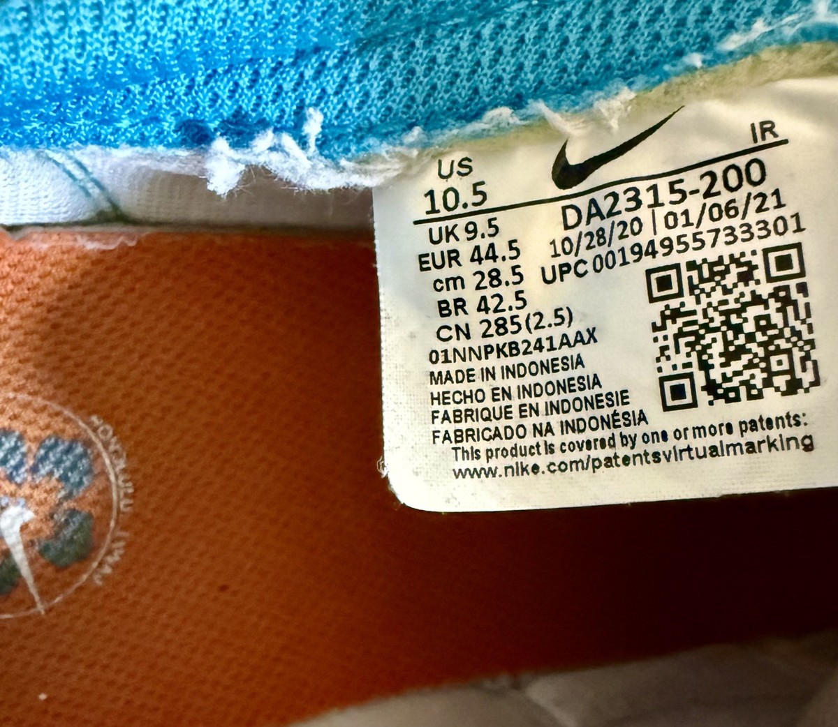 Size 9.5 - Nike Air Waffle Trainer 2 Phillip Knight DA2315-200 Men\'s Shoes Nike - (Tan/Blue) Phil M. Knight Waffle Trainer 2 S.D. (Shoe  main image 2