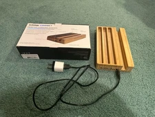 Audiology Connect Desktop Charging Station - Ideal for Phones and Tablet, Bamboo
