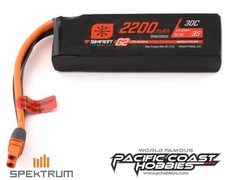 Spektrum RC 3S Smart G2 LiPo 30C Battery Pack 11.1V/2200mAh w/IC3 Connector