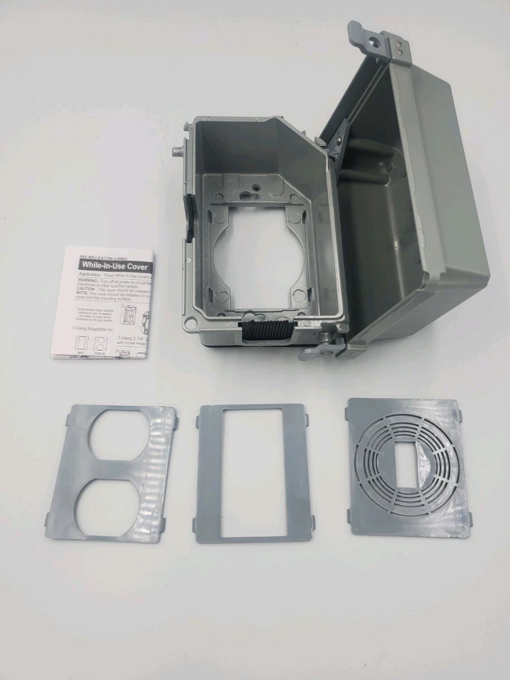 Cubierta metálica en uso EATON WIUXM-1GY (lote de 50) de una sola banda - 50 piezas Foto 2 de 4