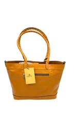 Patricia Nash Convertible Leather Mallory Tote Caribbean Sun