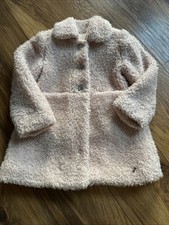 Girls Marta Y Paula Traditional Spanish Coat Pale Pink Age 3-4 Years