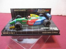 Minichamps 1/43 F1 Benetton Ford B190 Nelson Piquet #20 1990 LE Benetton 