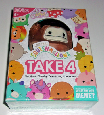 2023 Original Benny Plush Squishmallow & Take 4 Card Game By Relatable