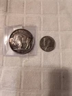 Silver Big Nickel - 2oz .999 FINE SILVER- RARE VINTAGE ROUND
