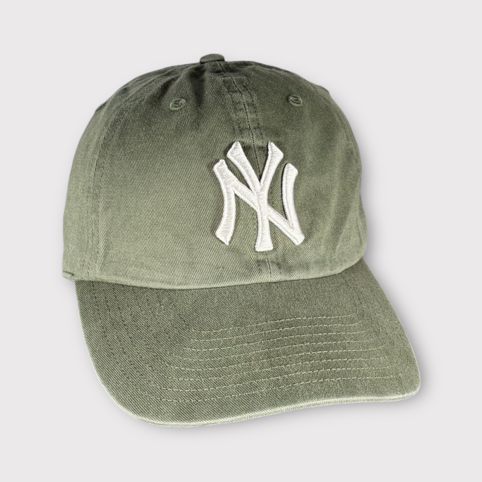 New York Yankees 47 Brand Green Baseball Cap Strap Back Dad Cap One Size