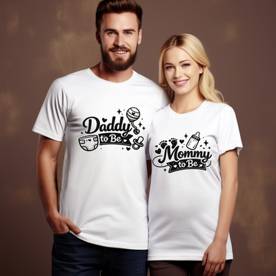 Mommy To Be & Daddy To Be T-shirts Future Dad Mom