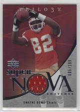 2007 Upper Deck Trilogy Supernova Swatches /199 Dwayne Bowe #SS-BO 11y7