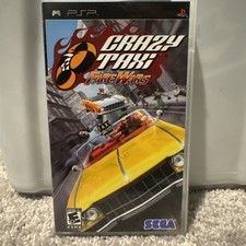 Crazy Taxi Fare Wars (Sony PlayStation Portable PSP, 2007) CIB Complete In Box 