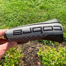 Cobra Blade Putter Head Cover. Black and Gray