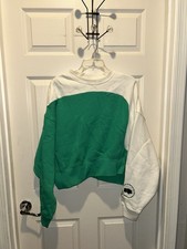 New - Women s Nike Sweatshirt Green/white Small