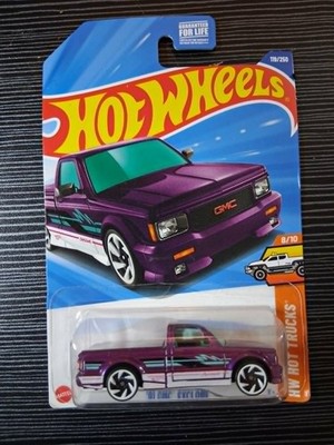 Hot Wheels 1991 GMC Syclone pearl purple #119