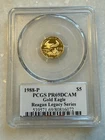1988 P - Proof 1/10 oz Gold American Eagle $5 PCGS PR 69 DCAM Reagan Legacy