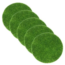  5 Pcs Grass for Diorama Artificial Moss Crafts Fake Project Indoor Plants