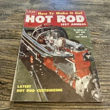 VINTAGE HOT ROD ANNUAL 1957 MAGAZINE TREND BOOKS DRAG RACING GOOD CONDITION RARE