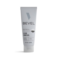 Bevel Essentials Clear Shave Gel for Men a 4 Ounce Pack of 1 , Silver