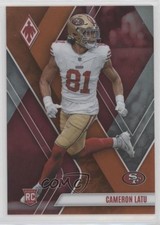 2023 Panini Phoenix Rookies Orange 14/99 Cameron Latu #193 1hs9