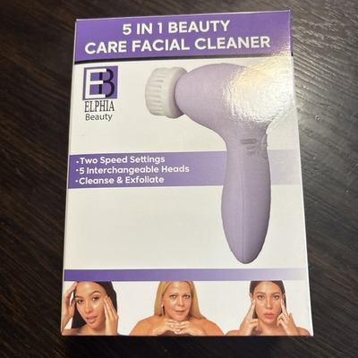 #ad #ad New 5 In 1 Deep Clean Electric Facial Cleaner Face Skin Care Brush Massager $7.00