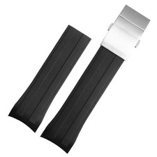 Watch Band Strap Rubber 22mm for Citizen Blue Angel 2nd Generation JY8078 Curved