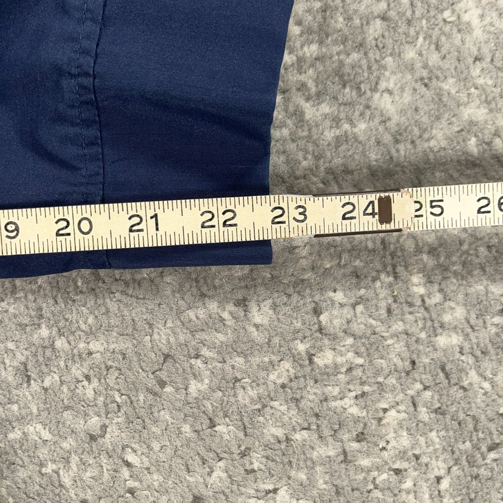 Vintage JC Penney Bomber Jacket Mens XL Blue Gab Lightweight Canvas Throat Latch