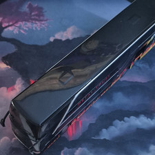 Siku Setra Reisebus Spielzeugbus schwarz &bdquo;Metal Tours&ldquo; Drachen/Flammen-Motiv