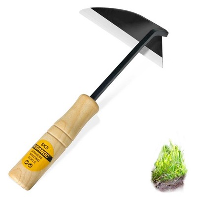 Japanese Wide Blade Garden Tool - Premium Quality Hand Hoes/Weeding Sickle is...