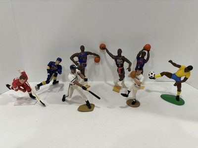 #ad Lot of 8 Starting Lineup Sports Action Figure Collection MLB NBA NHL $9.99