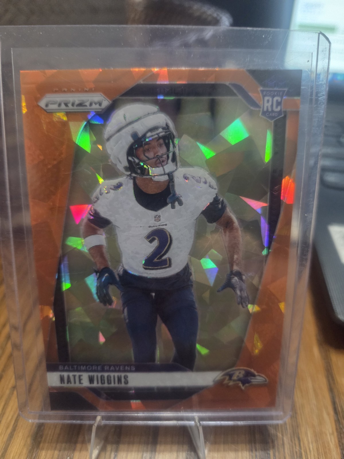 2024 Panini Prizm Rookies Nate Wiggins #380 🔥🔥🔥orange Ice🔥🔥🔥