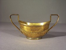 WMF Geislingen I/O Dziurka poroża N około 1880-1903, cukiernica OX, dawniej posrebrzana