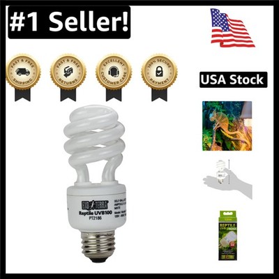 13W Repti Glo Compact Fluorescent Lamp for Reptile Terrariums - 650 Lumens